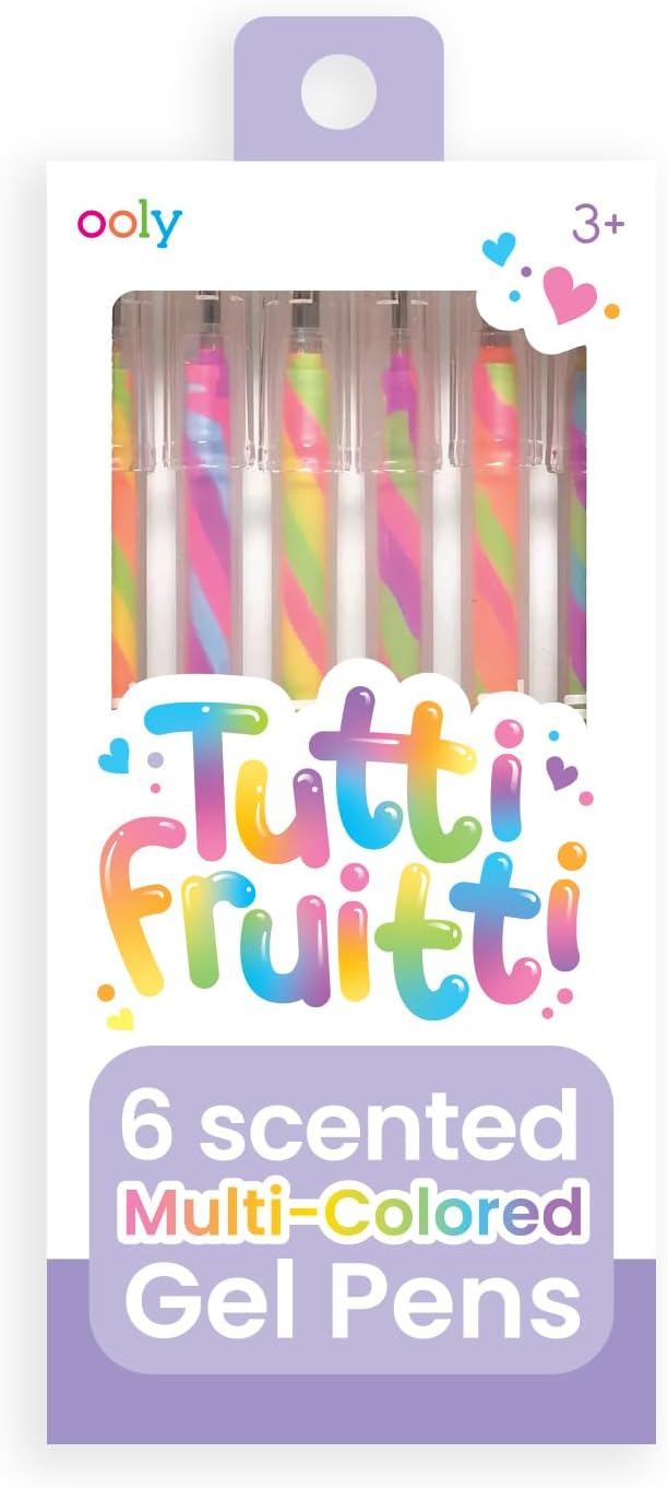 Ooly Tutti Frutti scented color-changing gel pens — 6 pack with smooth 1.0mm nib
