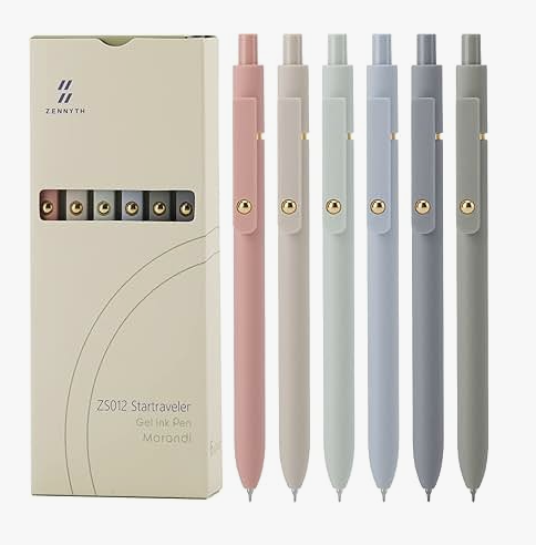 Startraveler Gel Pens — Morandi Set of 6